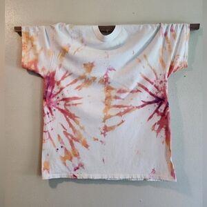 Fireworks Tie-Dye Tee Shirt Xl